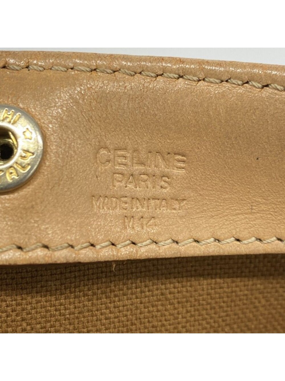 Celine Tote Macadam Brown Gold - Picture 5 of 10